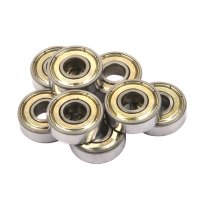 SERIES OF 8 BEARINGS, ABEC 7, CARBON