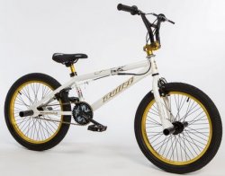 BULLET BORA BMX 20'' WHITE/GOLD