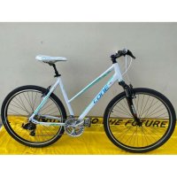 CUSTOM BICYCLE CONE C1.0 CRS 28'' WHITE/BRIGHT GREEN