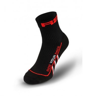 CYCLING SOCKS SALSA. R2 BLACK/RED SIZE M/L