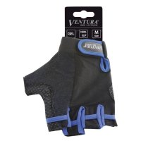 SUMMER BICYCLE GLOVES VENTURA BLACK/BLUE XL