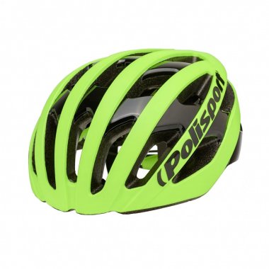 HELMET POLISPORT LIGHT PRO SIZ.58-61 FLUO YELLOW MATTE