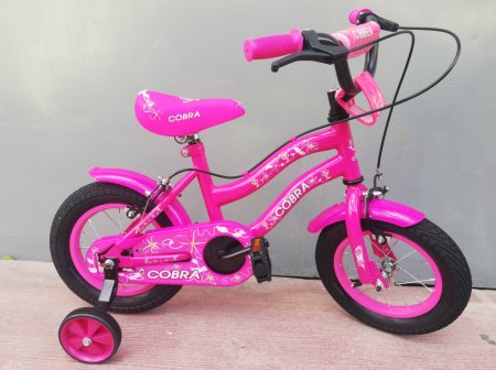 CHILDREN''S BICYCLE 18'' COBRA PINK