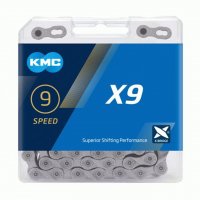 KMC CHAIN MTB X-9 114L 9SP SILVER