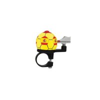 BICYCLE BELL M-WAVE SPAIN FOOTBALL FLAG