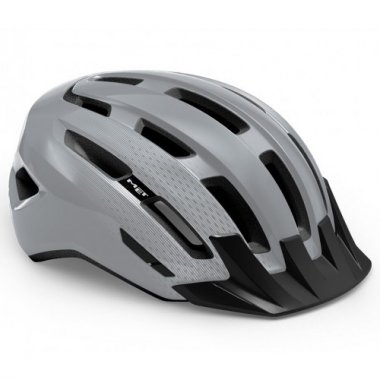 HELMET MET DOWNTOWN GRAY/GLOSSY SIZE 52-58