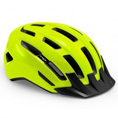 HELMET MET DOWNTOWN FLUO YELLOW/GLOSSY ΜΕΓ. 58-61