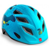 HELMET MET GENIO BLUE DINOSAURS GLOSSY SIZE 52-57