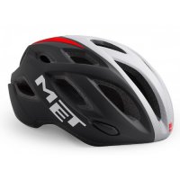 HELMET MET IDOLO BLACK/WHITE/RED/ΜΑΤT SIZE 60-64