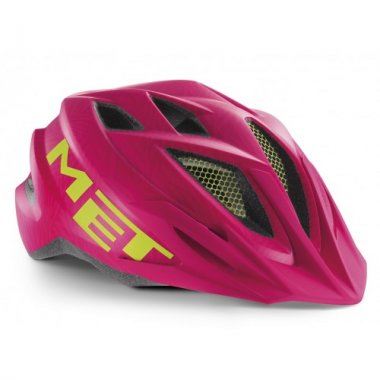 HELMET MET CRACKERJACK PINK TEXTURE GREEN/MATT SIZE 52-57