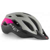 HELMET MET CROSSOVER GRAY PINK/MATT SIZE 52-59