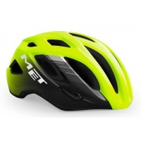 HELMET MET IDOLO FLUO YELLOW/BLACK GLOSSY SIZE 52-59