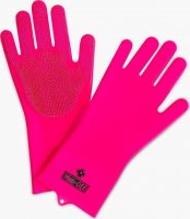 MUC-OFF DEEP SCRUBBER GLOVES PINK-LARGE