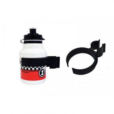 BOTTLE CAGE POLISPORT WITH WATER BOTTLE FOR KIDS RACE