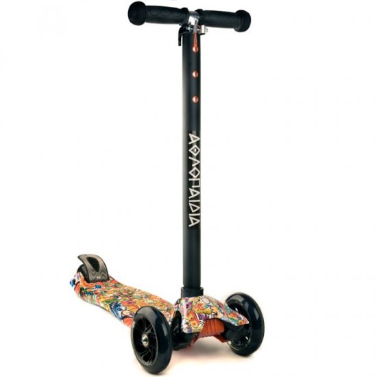 SCOOTER FOR CHILDREN 3 WHEELS WITH LIGHTS,BLUE - Click Image to Close