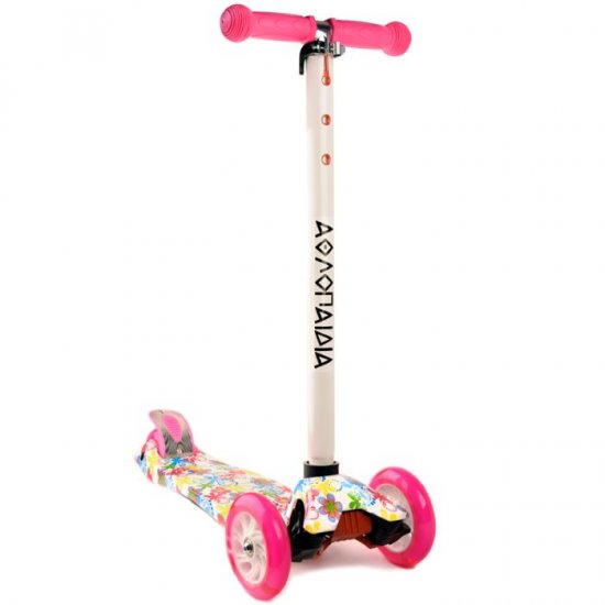 SCOOTER FOR CHILDREN 3 WHEELS WITH LIGHTS,BLUE - Click Image to Close