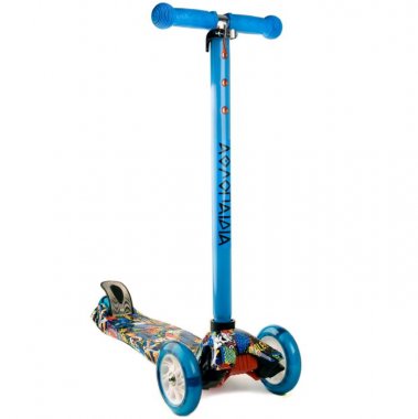 SCOOTER FOR CHILDREN 3 WHEELS WITH LIGHTS,BLUE