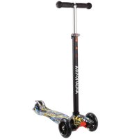 SCOOTER FOR CHILDREN 3 WHEELSWITH LIGHTS BLACK/BLUE/YELLOW