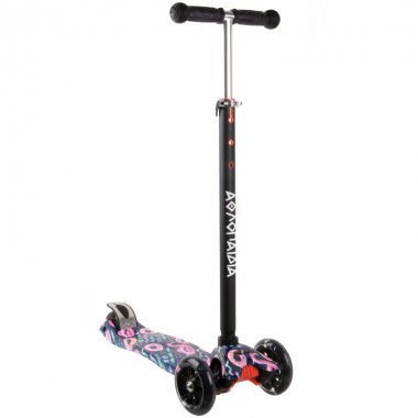 SCOOTER FOR CHILDREN 3 WHEELS WITH LIGHTS BLUE/PINK