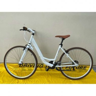 CUSTOM BICYCLE PLUS ACTION BIKES 28'' WHITE