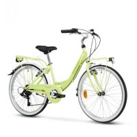 LOMBARDO RIMINI 24'' CITY 6-SPEED LIGHT GREEN-GREEN GLOSSY