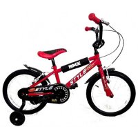 CHILDREN"S BICYCLE 14" STYLE BMX - RED 2020