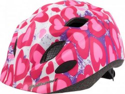 HELMET POLISPORT JUNIOR GLITTER HEART SIZ.S 52-56