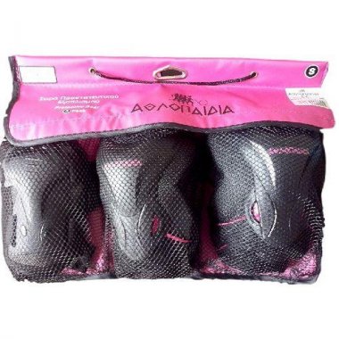 KNEE PADS- ELBOWS PADS AND WRISTBANDS PADS REINFORCED-GIRL