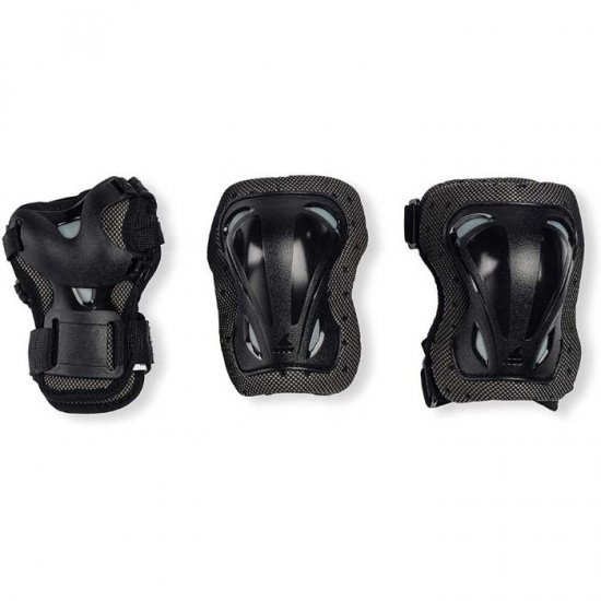 KNEE PADS,ELBOW PADS AND WRISTBANDS PADS-BLACK - Click Image to Close