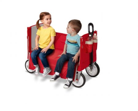 3-IN-1 ALL TERRAIN WAGON WITH CANOPY FOLDING