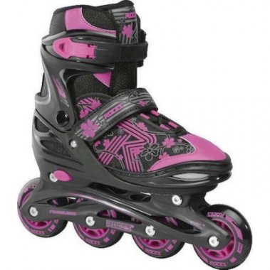 ROCES-ADJUSTABLE ROLLERS JOKEY 3.0 GIRL BLACK/PINK 34-37