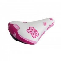 SELLE MONTE GRAPPA JUNIOR 20"-WHITE/PINK