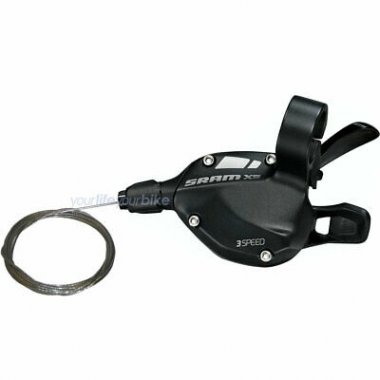 SRAM XS 3SP TRIGGER SHIFTER FRONT BLACK