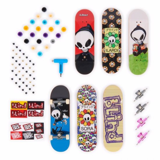 TECH DECK SK8 SHOP BONUS PACK(6 ITEMS) - Click Image to Close