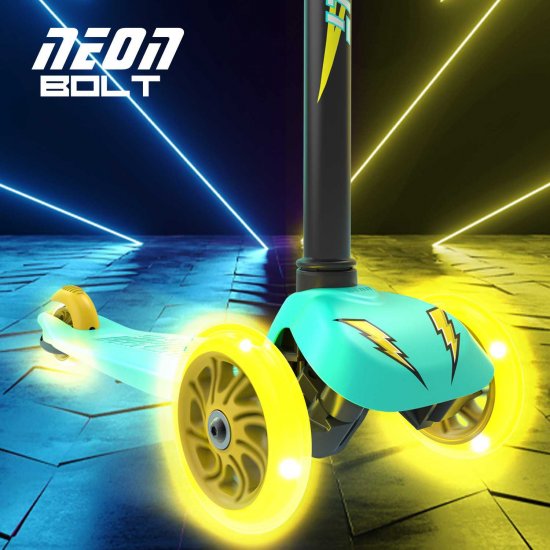 YVOLUTION SCOOTER NEON BOLT/GREEN - Click Image to Close