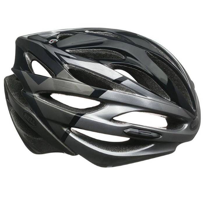 HELMET BELL ARRAY BLACK/GREY SIZE 52-56 - Click Image to Close