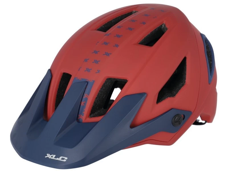 XLC ENDURO HELMET-RED/BLUE